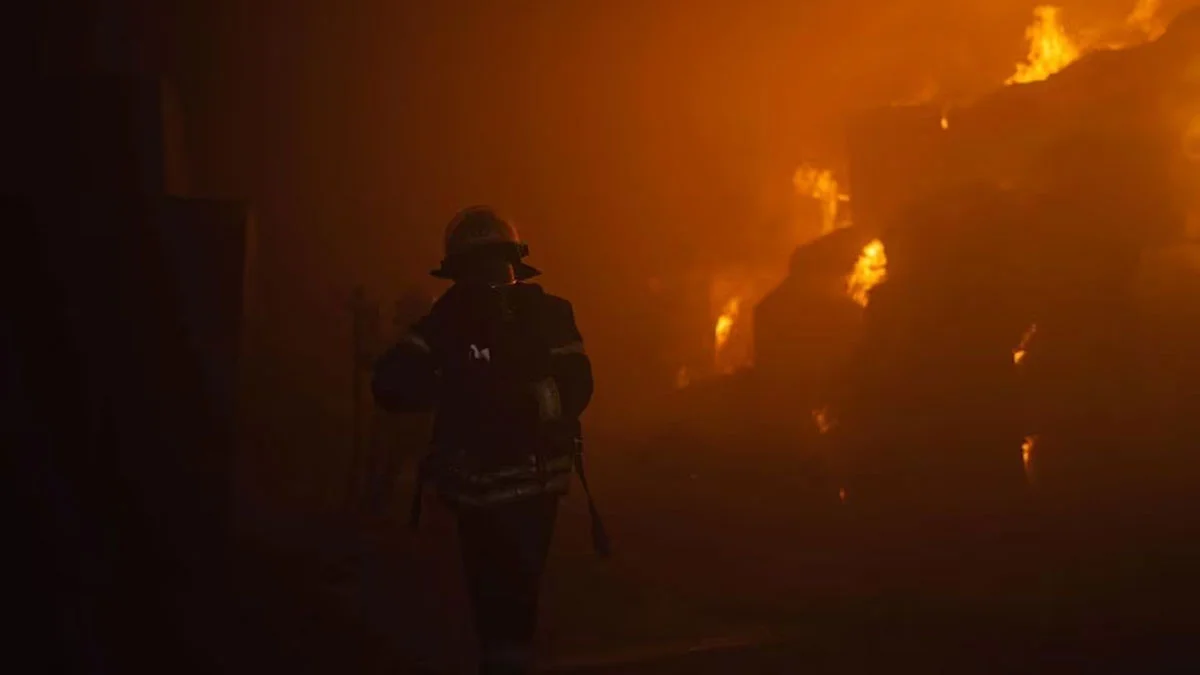 গভীর রাতে কিয়েভে ড্রোন হামলা রাশিয়ার