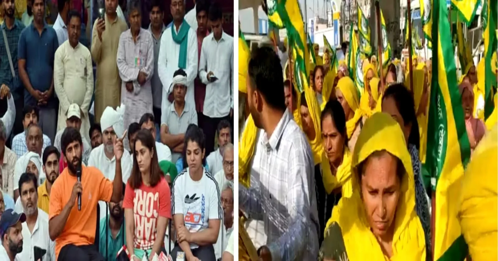 কুস্তিগীরদের সমর্থনে যন্তরমন্তরে ধেয়ে আসছে কৃষক মোর্চার কাফেলা