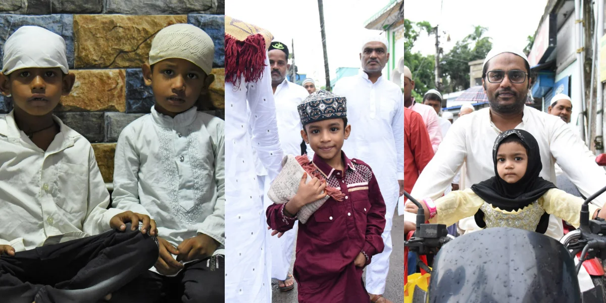 ঈদ-উল আযহা-র নামায আদায় হাতিয়ারার জামে মসজিদে