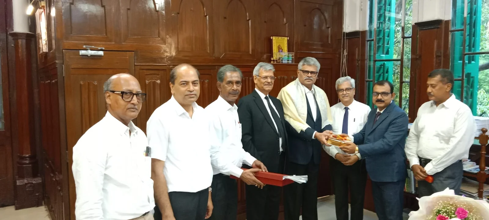 প্রধান বিচারপতিকে সংবর্ধনা