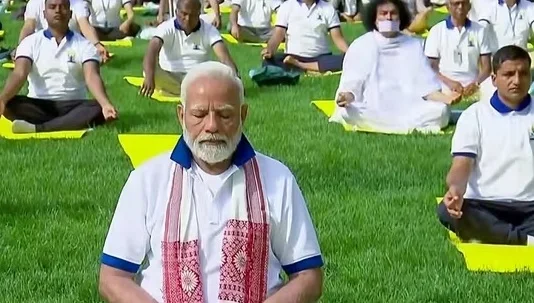 যোগ দিবসে মোদির বিশ্ব ভ্রাতৃত্বের বার্তা