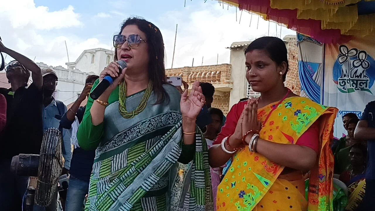 বীরভূমে পঞ্চায়েত নির্বাচনের প্রচার শুরু করলেন সাংসদ শতাব্দী