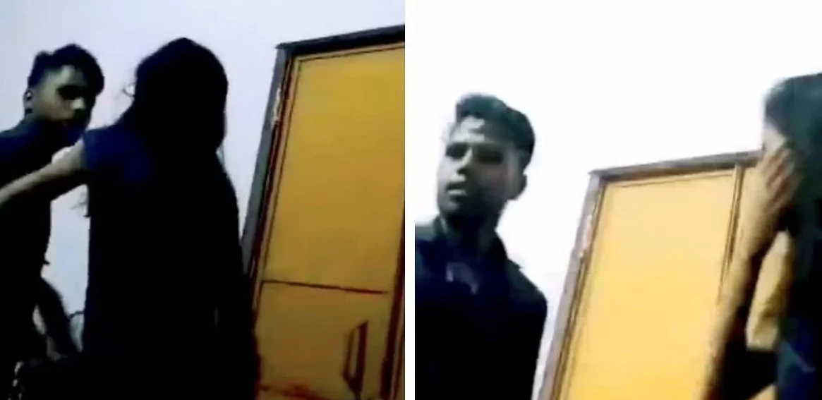 ইউপি: তরুণীকে বেল্ট দিয়ে মারধর যুবকের, ভাইরাল ভিডিয়ো  