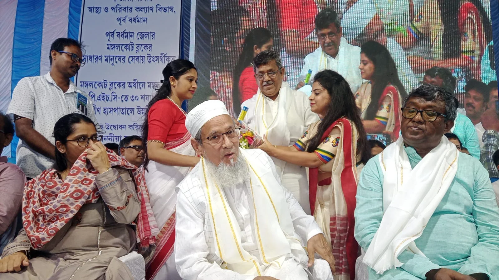 মঙ্গলকোট হাসপাতালে নব ভবন উদঘাটনে দুই মন্ত্রী