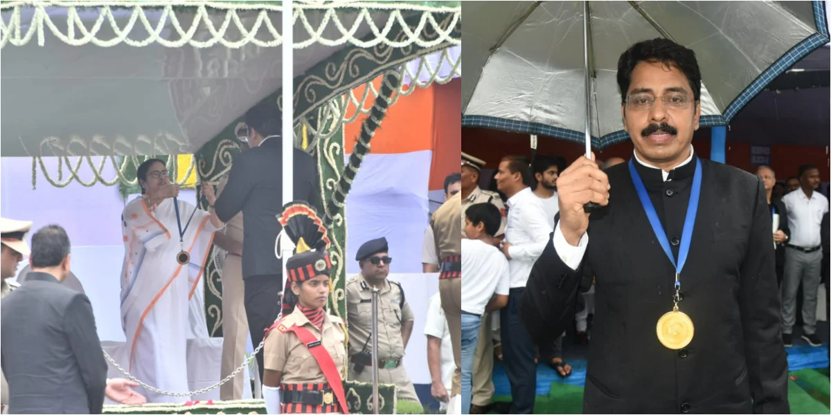 স্বাধীনতা দিবসে পি বি সালিম সহ ১১ জন আইএএস, পুলিশ আধিকারিকদের পদক প্রদান, মেডেল পরিয়ে সম্মান জানালেন মুখ্যমন্ত্রী