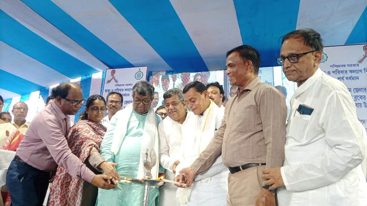 মঙ্গলকোট হাসপাতালে নব ভবন উদঘাটনে দুই মন্ত্রী