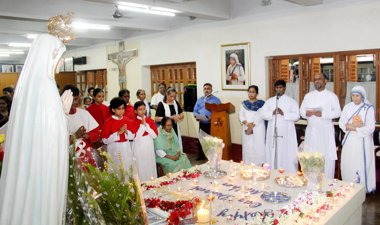 মাদার টেরিজা স্মরণ ও প্রার্থনা সভা ক্যাথলিক অ্যাসোসিয়েশন অব বেঙ্গলের
