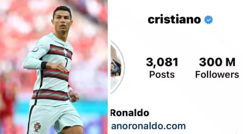 রেকর্ড সংখ্যক ফলোয়ার অর্জন করে ইনস্টাগ্রামে ইতিহাস গড়ল রোনাল্ডো