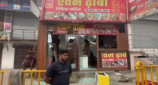 গুরুগ্রামে নূহের উত্তাপ ছড়াল বাদশাপুরে, ১৪টি দোকান ভাংচুর সহ ৭টি দোকানে আগুন