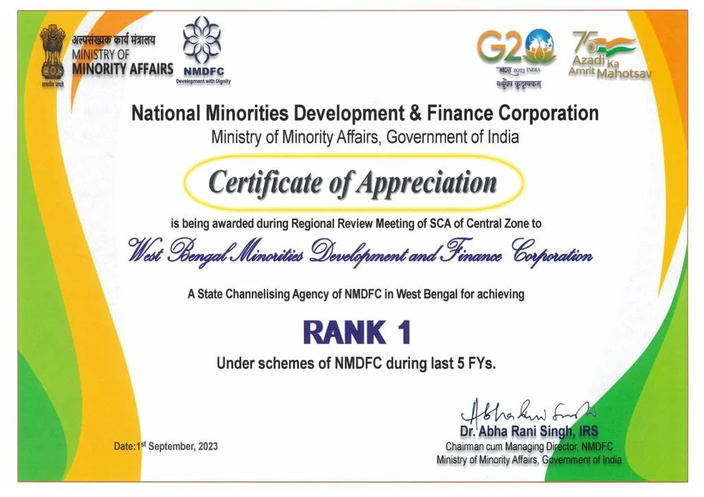 সংখ্যালঘুদের ঋণ প্রদানের ক্ষেত্রে দেশের সেরা বাংলা, কেন্দ্রের বিচারে ‘প্রথম স্থান’ অর্জন