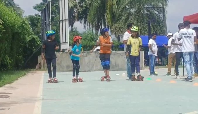 ফিটনেস বাড়ানোর লক্ষ্যে ‘রোলার স্পিড স্কেটিং’ চ্যাম্পিয়নশিপ হাওড়ার