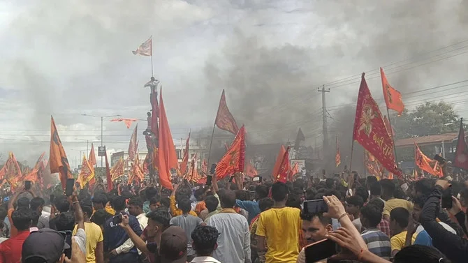 সাম্প্রদায়িক উত্তেজনার জের,  কারফিউ জারি নেপালে