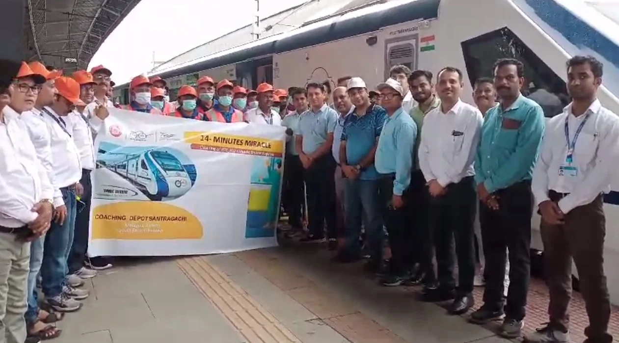 বন্দে ভারত এক্সপ্রেসে "ফোরটিন মিনিটস মিরাকল", হাওড়া স্টেশনে পরীক্ষামূলক ট্রায়াল রান