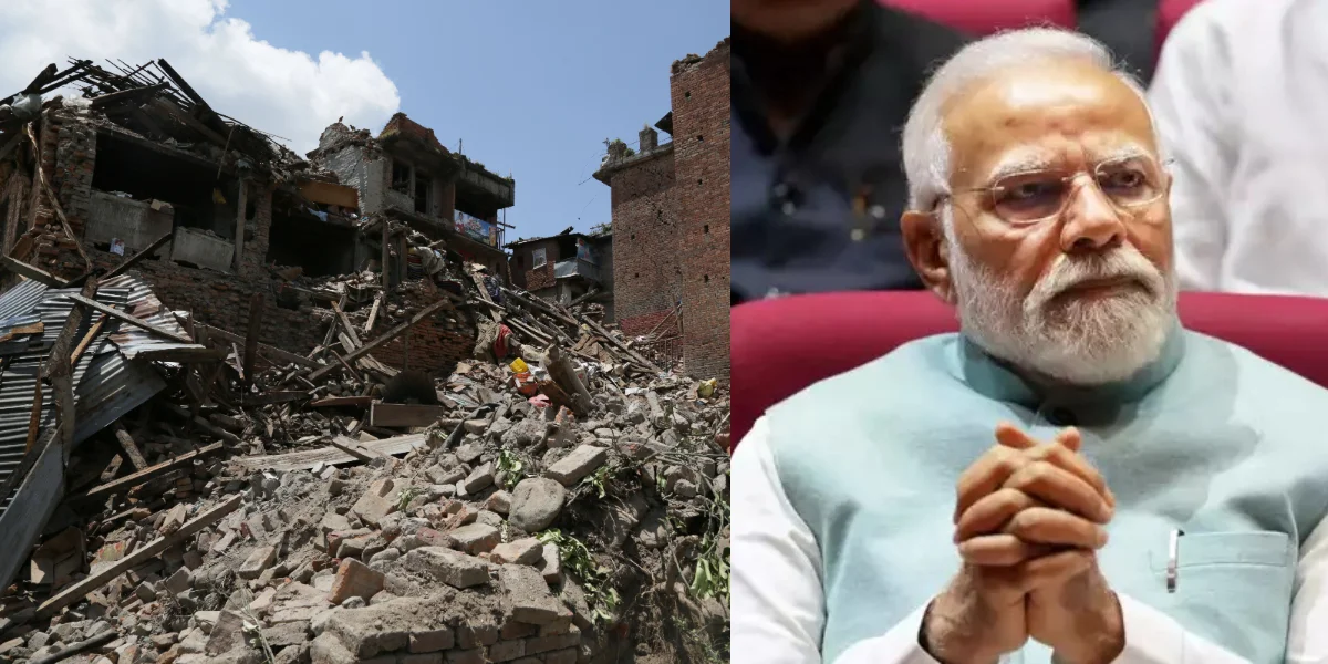 ভূমিকম্প বিধ্বস্ত নেপালের পাশে থাকার আশ্বাস মোদির