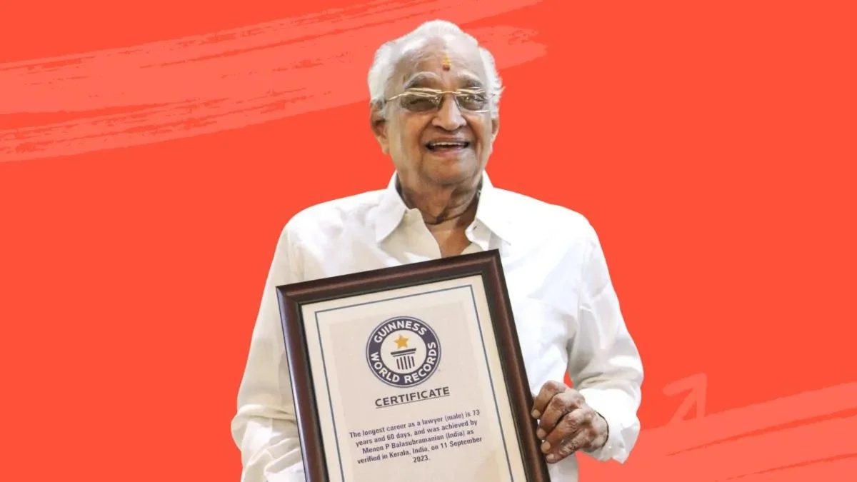 সর্বোচ্চ সময় প্র্যাক্টিসের জন্য গিনেস বুক অফ ওয়ার্ল্ড রেকর্ডে নাম উঠল ৯৮ বছরের আইনজীবীর