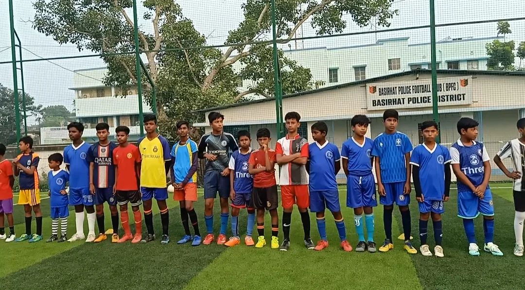 সুন্দরবনে ফুটবল প্রতিভার সন্ধান বসিরহাট জেলা পুলিশের