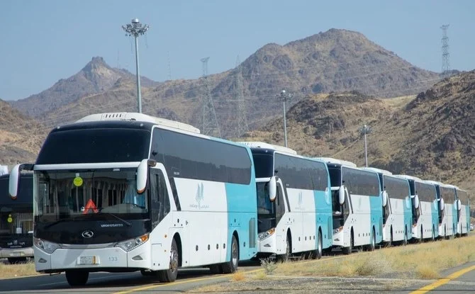 হাজীদের সেবায়  ২১ হাজার বাস