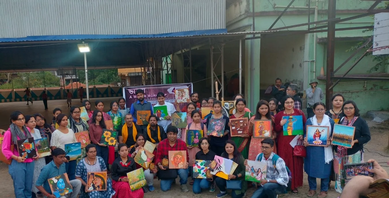 নকসা ও আর্টিস্ট ক্যানভাসের যৌথ উদ্যোগে শীতকালীন শিল্প কর্মশালা