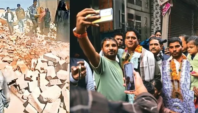 উত্তরাখণ্ড টানেল বিপর্যয় 'র‍্যাট মাইনিং' শ্রমিক হাসানের বাড়ি গুঁড়িয়ে দেওয়া হল