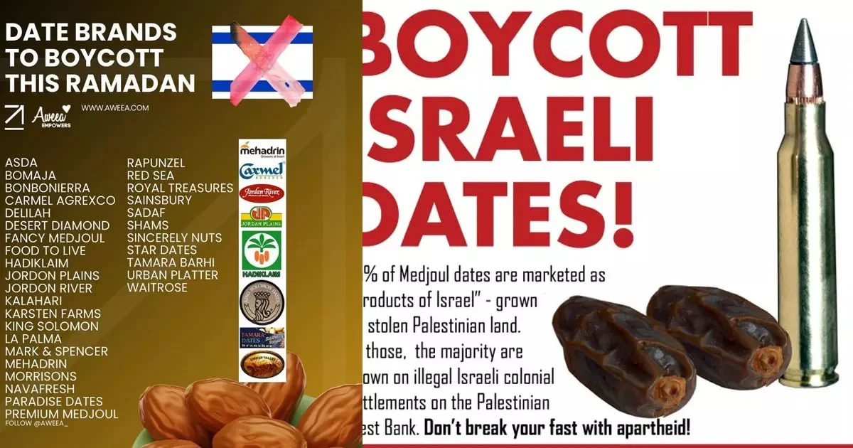 মালয়েশিয়া-ইন্দোনেশিয়ায় ইসরাইলের খেজুর বয়কট
