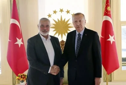 হামাস নেতার সঙ্গে বৈঠক করবেন তুরস্কের প্রেসিডেন্ট এরদোগান, চিন্তায় ইসরাইল