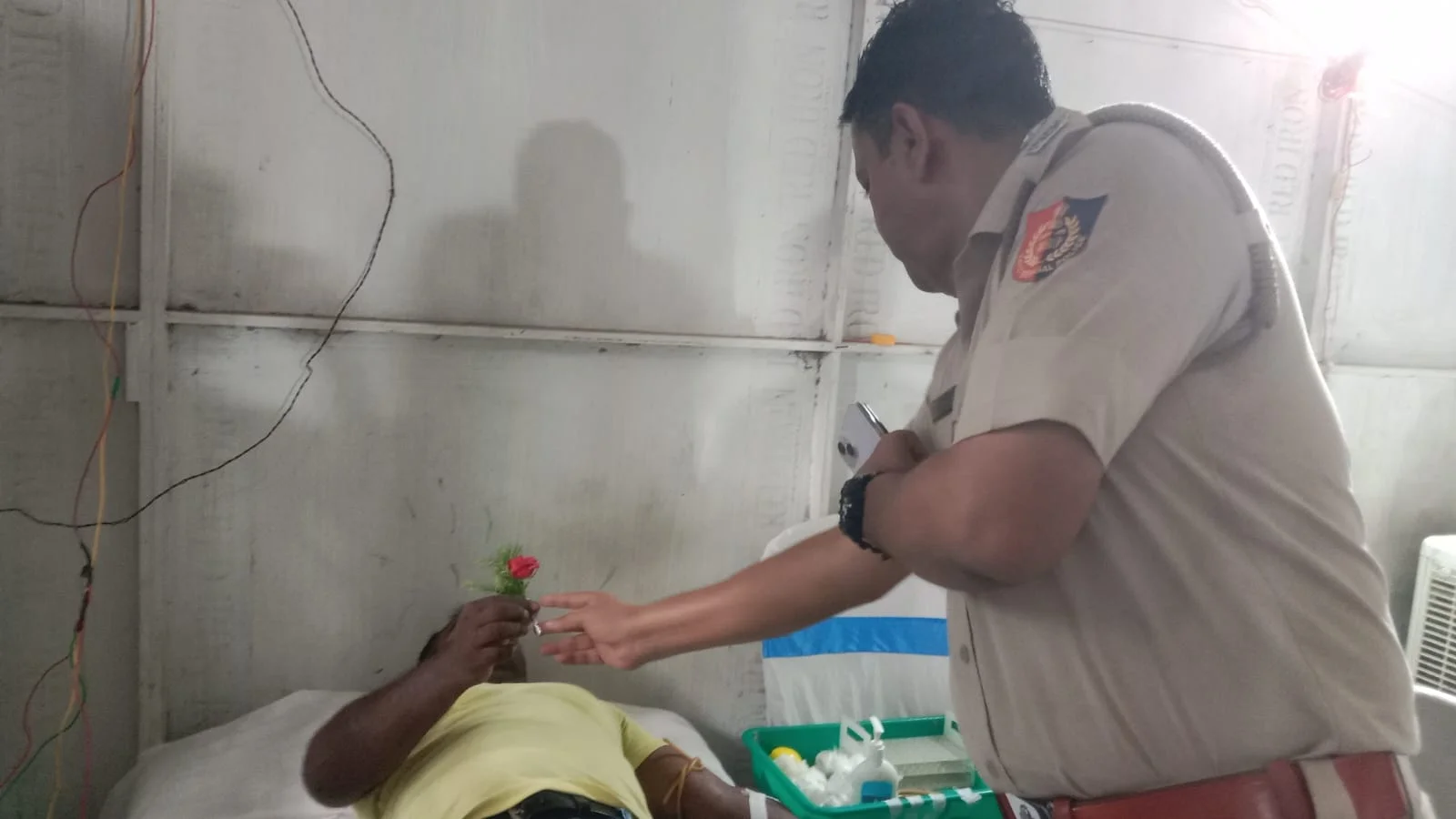 বীরভূম জেলা পুলিশের উদ্যোগে রক্তদান শিবির