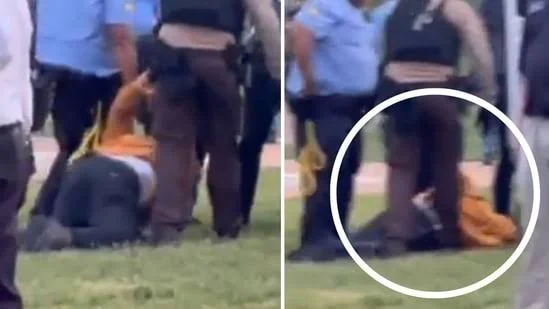 ইসরাইল বিরোধী বিক্ষোভ, গ্রেফতার করে অধ্যাপকের হাত ভেঙে দিল মার্কিন পুলিশ