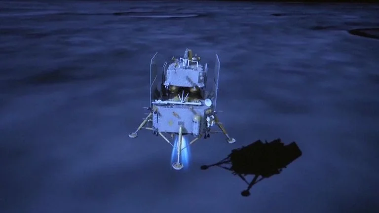 চাঁদে চিনের  মহাকাশযান