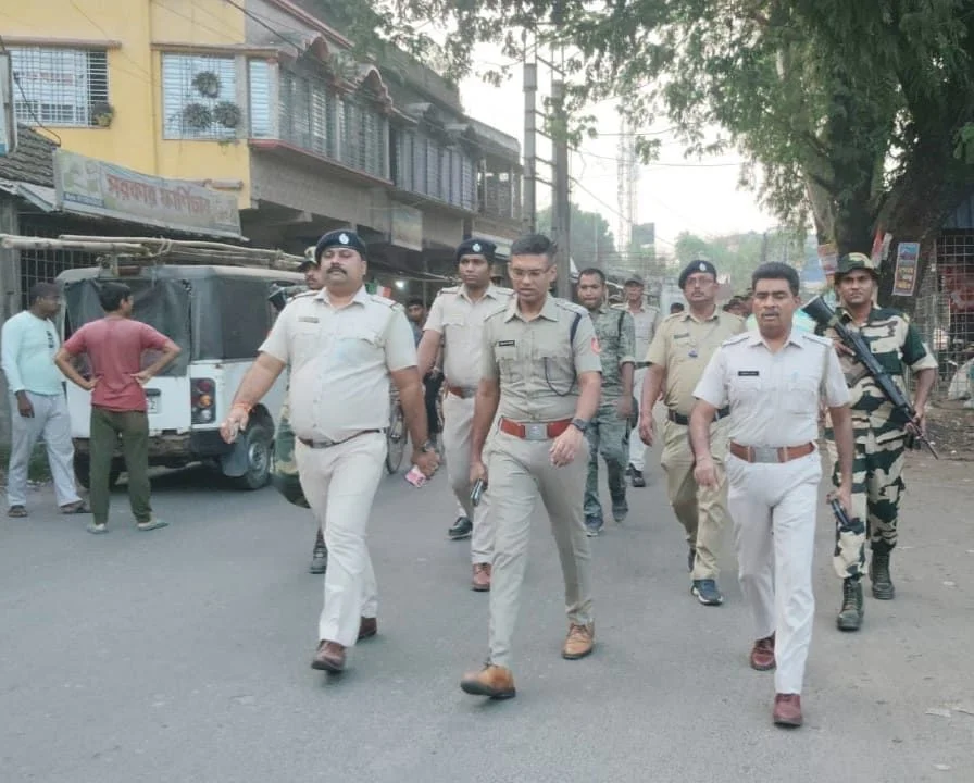 শিয়রে নির্বাচন, হাড়োয়ায় রুটমার্চ