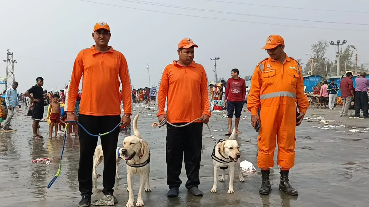 এবার গঙ্গাসাগরে তীর্থযাত্রীদের নিরাপত্তা দিল বঙ্কো ও ম্যাক্সি