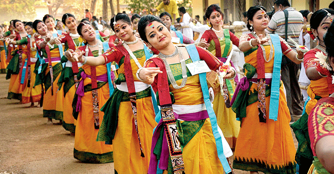 ১১ মার্চ বসন্ত উৎসব বিশ্বভারতীতে, বহিরাগতদের প্রবেশ নিষিদ্ধ