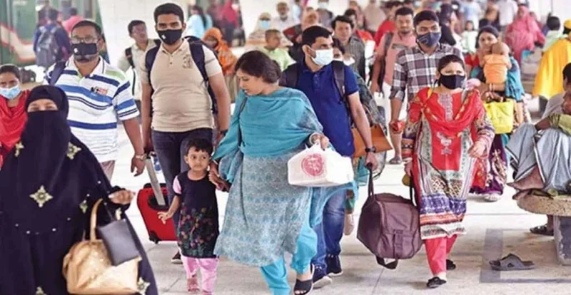 Eid ul-Fitr উদযাপনে ঢাকা ছাড়লেন প্রায় ৪১ লাখ মানুষ