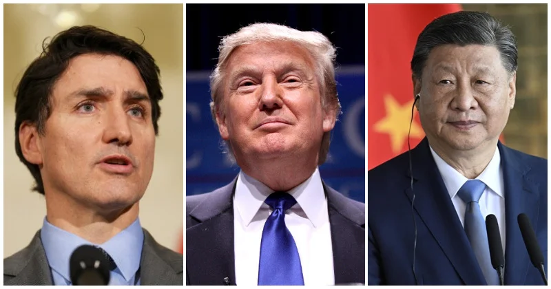 মার্কিন পণ্যে পালটা শুল্ক চিন ও কানাডার