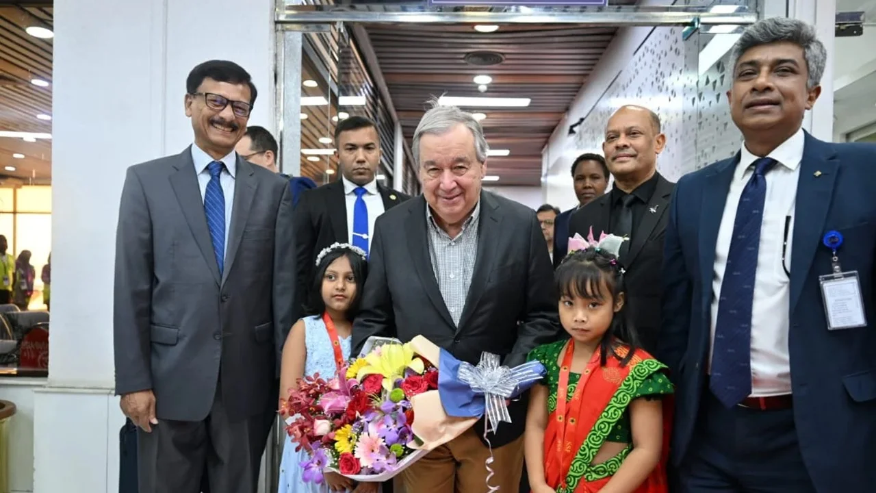 ঢাকায় জাতিসংঘ মহাসচিব Antonio Guterres