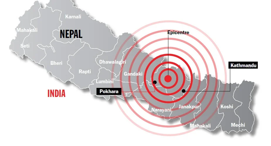 ফের ভূমিকম্প! এবার নেপালে, কম্পনের মাত্রা ৫.০