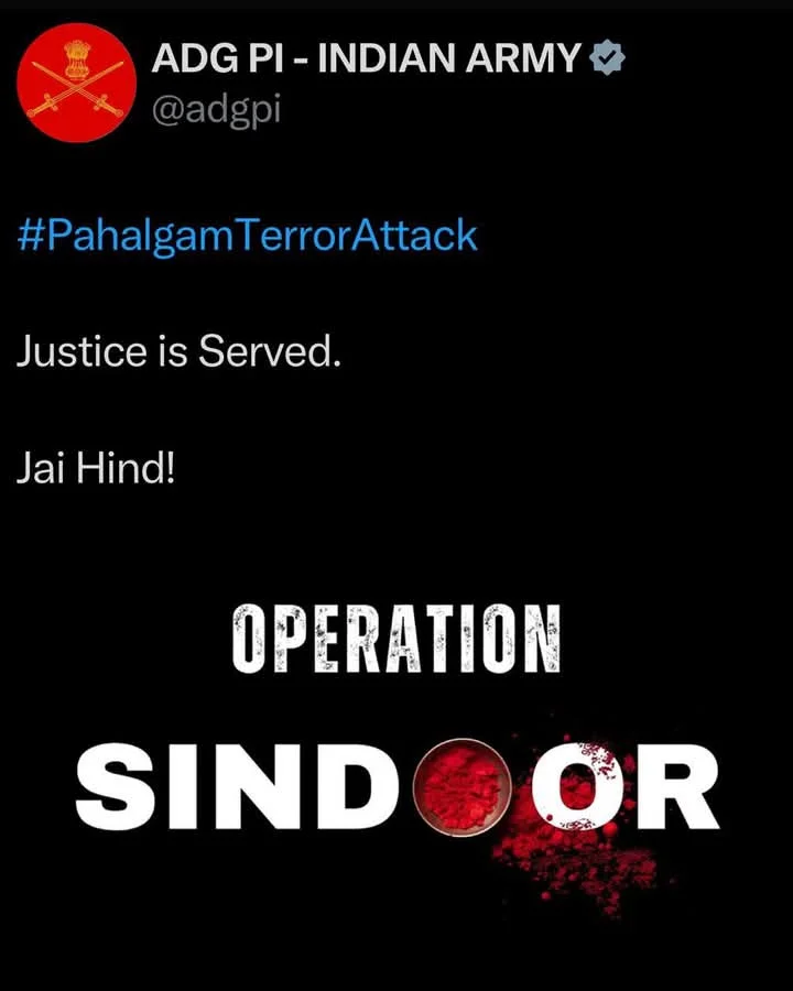 অপারেশন সিঁদুর: পাক অধিকৃত জম্মু-কাশ্মীরের ৯টি জঙ্গি ঘাঁটিতে ভারতের হামলা