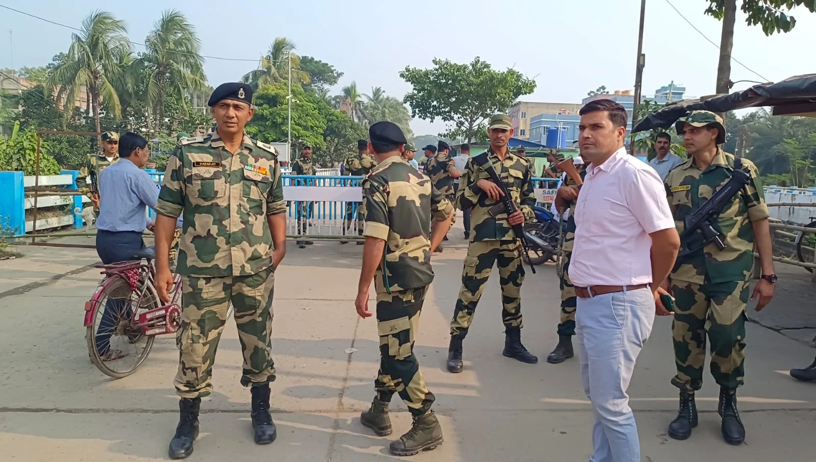 বসিরহাটের ঘোজাডাঙা সীমান্তে কড়া নিরাপত্তা, সেনাবাহিনীর বাড়তি নজরদারি