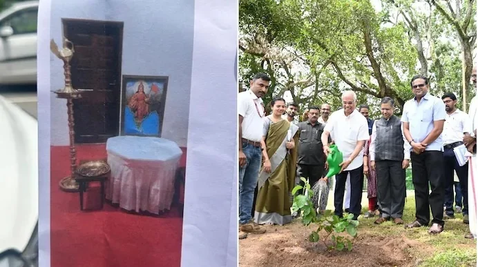 রাজভবনে ‘ভারত মাতা’র ছবি কেন? কর্মসূচি অন্যত্র সরাল কেরল সরকার