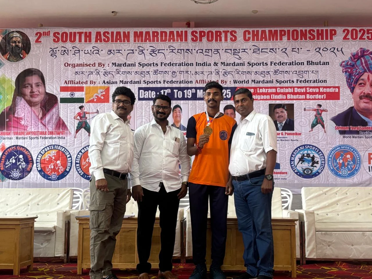 আন্তর্জাতিক মারদানী ক্যারাটে প্রতিযোগিতায় ক্যানিংয়ের প্রিয়াংশু পেলো রৌপ্য পদক