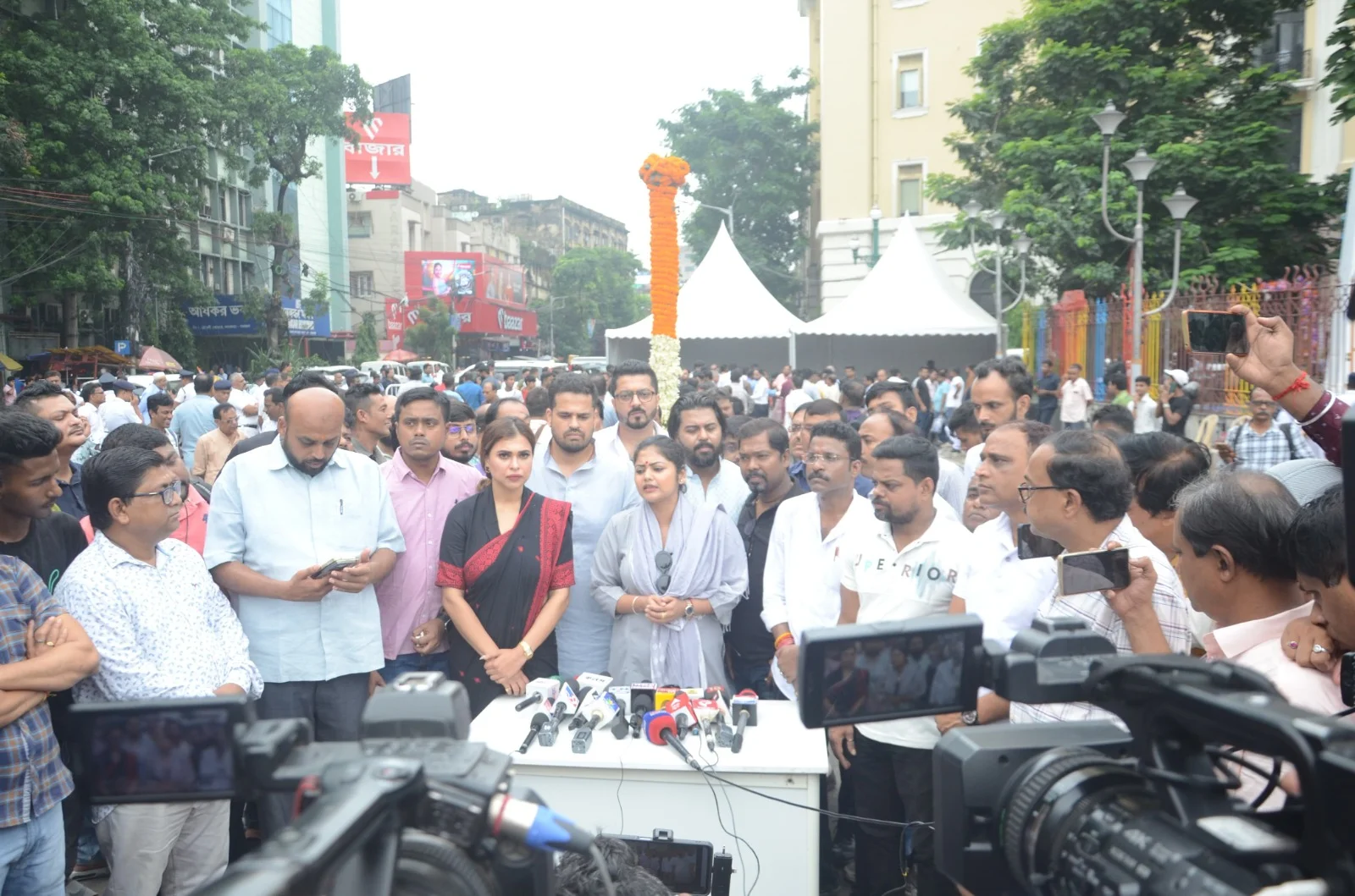 বিজেপি বাংলা ভাষা এবং বাঙালিদের ঘৃণার ঐক্যবদ্ধভাবে জবাব দেবে, খুঁটিপুজোয় এসে বিজেপিকে আক্রমণ সায়নীর