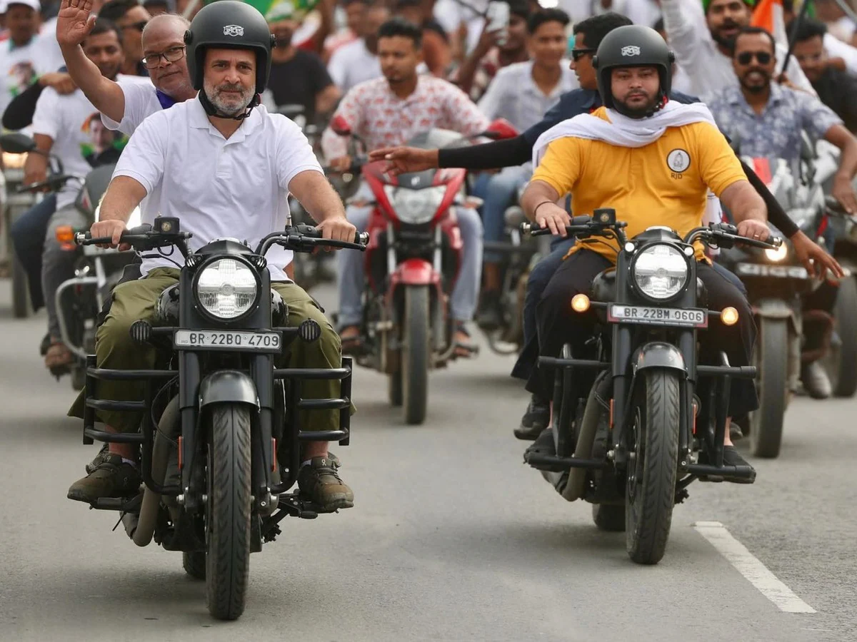 আজ রাহুল গান্ধী ও তেজস্বী যাদব বিহারে যৌথ জনসভা করবেন