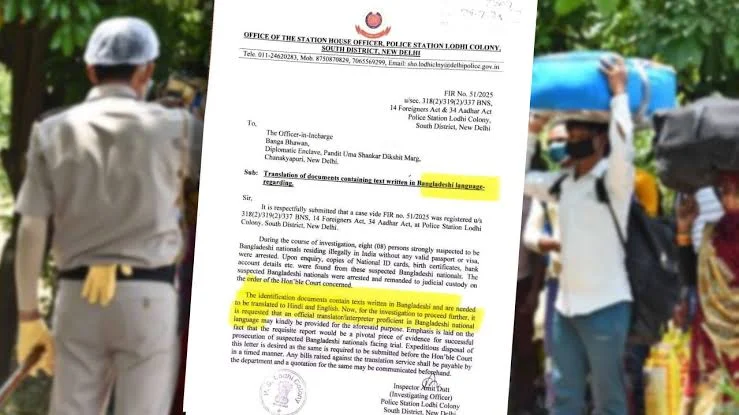 ‘বাংলা’ নয়, ‘বাংলাদেশি ভাষা’? দিল্লি পুলিশের চিঠিকে ঘিরে তৃণমূলের তীব্র আক্রমণ