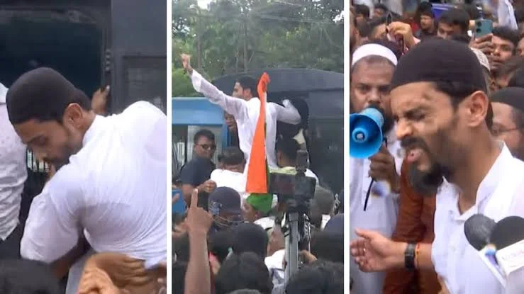 ধর্মতলায় বিক্ষোভে ধুন্ধুমার, আইএসএফ নেতা নওশাদ সিদ্দিকি আটক