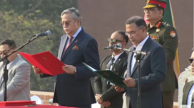 বাংলাদেশে নতুন অধ্যায়: ১১তম প্রধানমন্ত্রী হিসেবে শপথ নিলেন তারেক রহমান