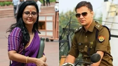 ‘ফান্টা স্টাইলে ফূর্তির ভিডিও ভাইরাল!’ যোগীর ‘সিংঘম’ আইপিএসকে ‘বাবুয়া’ কটাক্ষ মহুয়ার