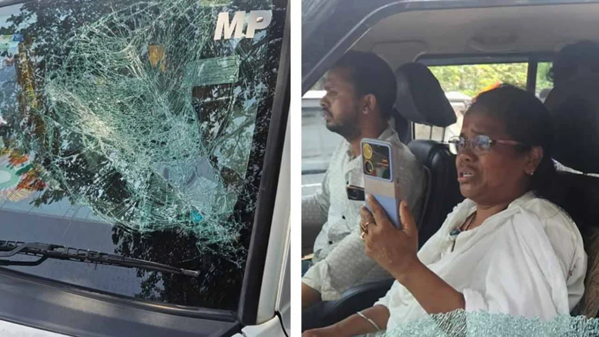 গোঘাটে তৃণমূল সাংসদের গাড়িতে হামলা, জখম মিতালী বাগ, ব্যাপক উত্তজনা, পদক্ষেপের নির্দেশ কমিশনের