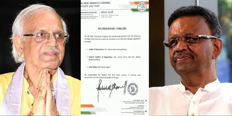 বিধানসভায় বিরোধী দলনেতা শোভনদেব,  উপ দলনেতা নয়না বন্দ্যোপাধ্যায় ও অসীমা পাত্র,চিফ হুইপ ফিরহাদ হাকিম