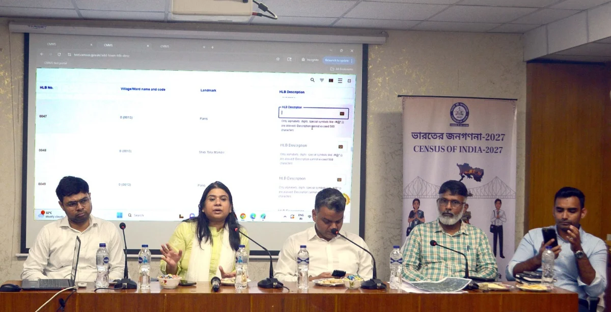 জনগণনার প্রস্তুতিতে প্রশাসনিক প্রশিক্ষণ আলিপুরে