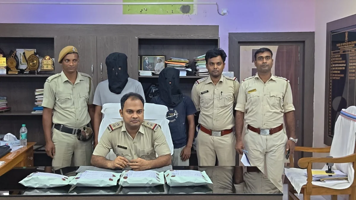 লালগোলায় তিন কোটির  হিরোইন সহ গ্রেফতার দুই
