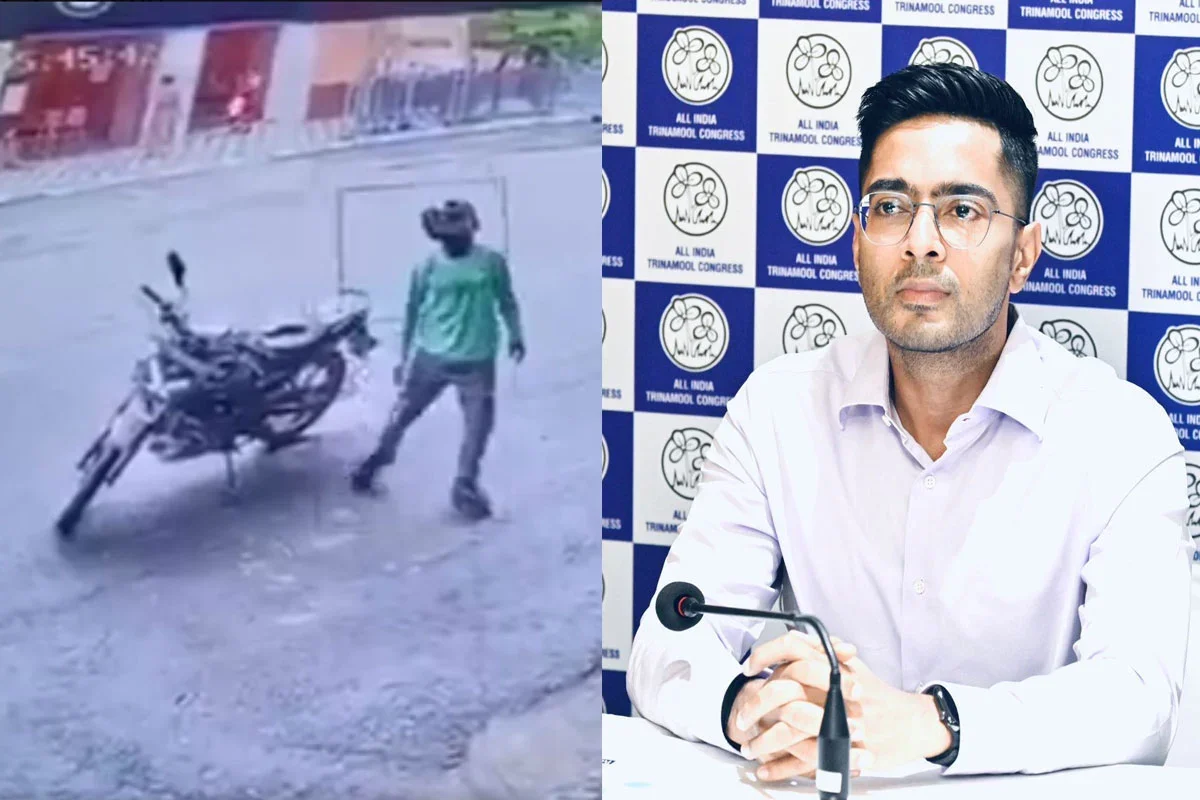 বাড়িতে পাথর ছোড়ার অভিযোগ, সিসিটিভি ফুটেজ প্রকাশ করে দাবি অভিষেকের